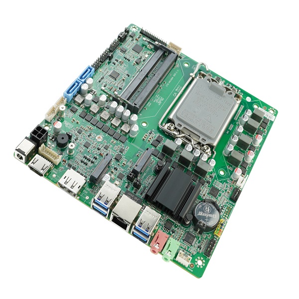 H410超薄MINI ITX工控蘑菇视频软件大全支持10代11代台式CPU