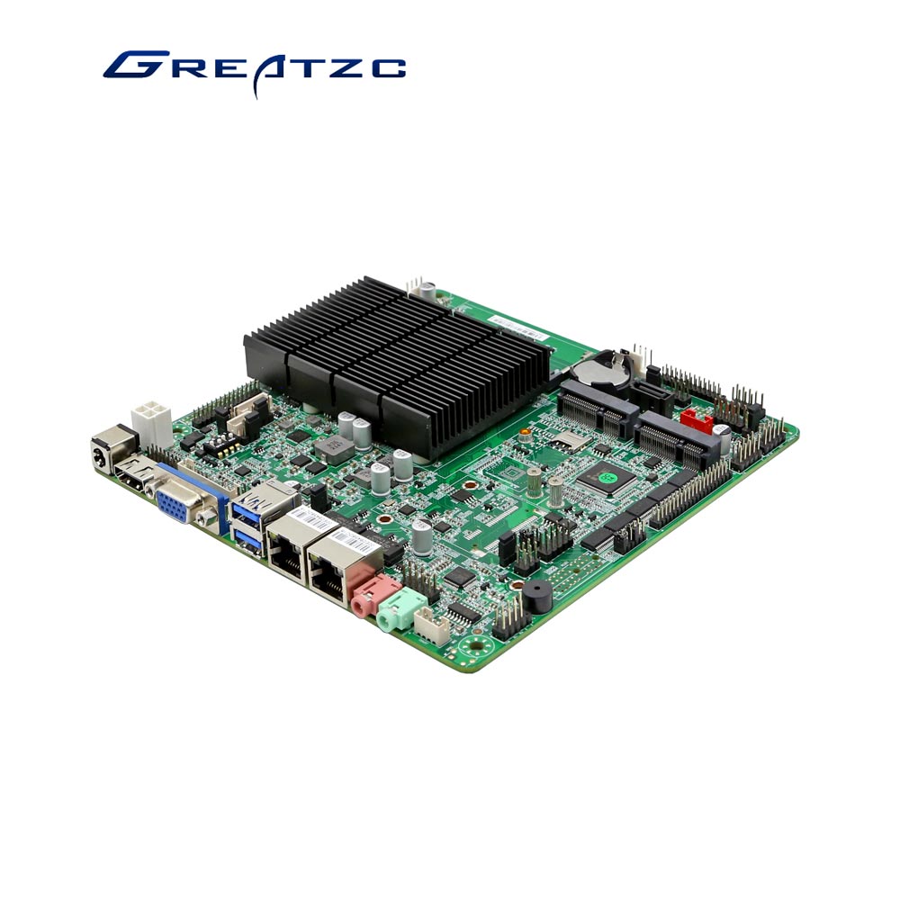 ZC-ITX40D-J4125四核无风扇miniITX工控蘑菇视频软件大全支持双网6串EDPLVDS